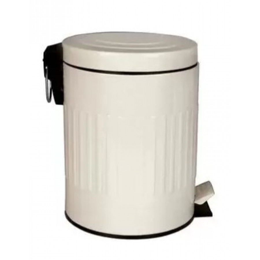 Lixeira de Inox com Pedal 5l Vintage Ivory - GOOD