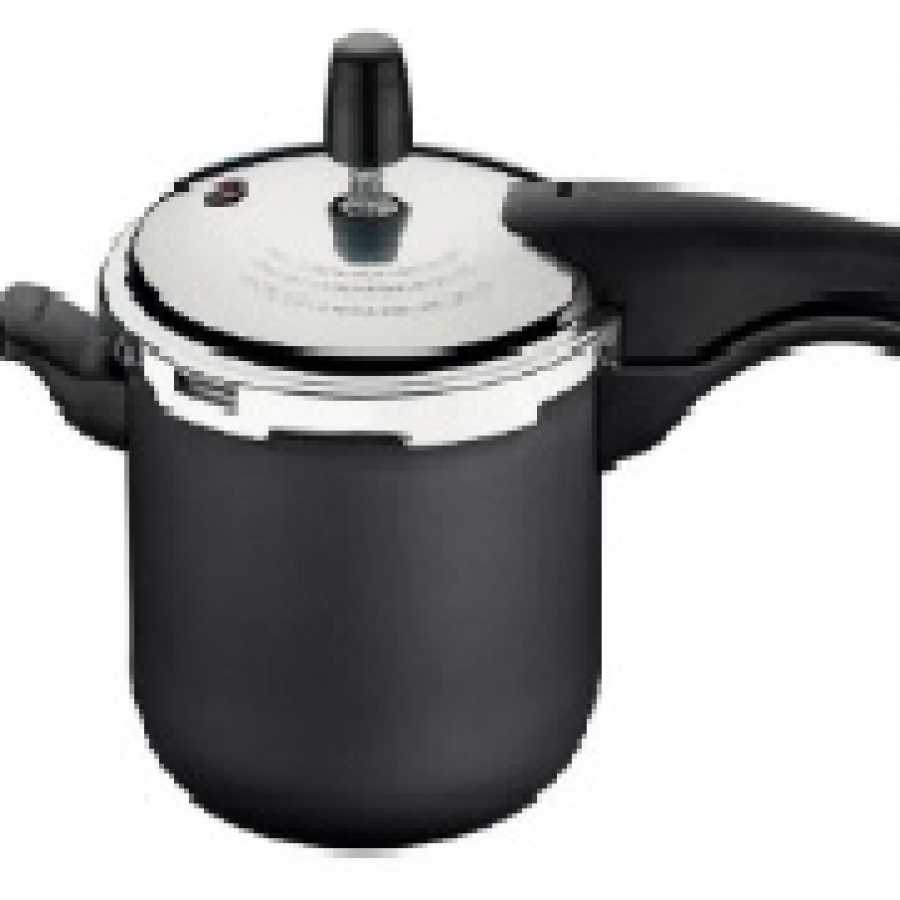 Panela de Pressão Aluminio 4,5 litros Antiaderente preto Tramontina