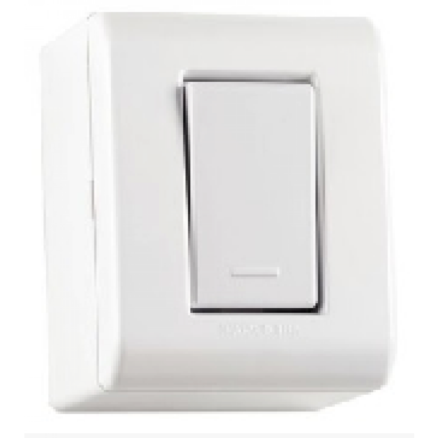Interruptor 1S Sobrepor 57304001 Br LIz Tramontina