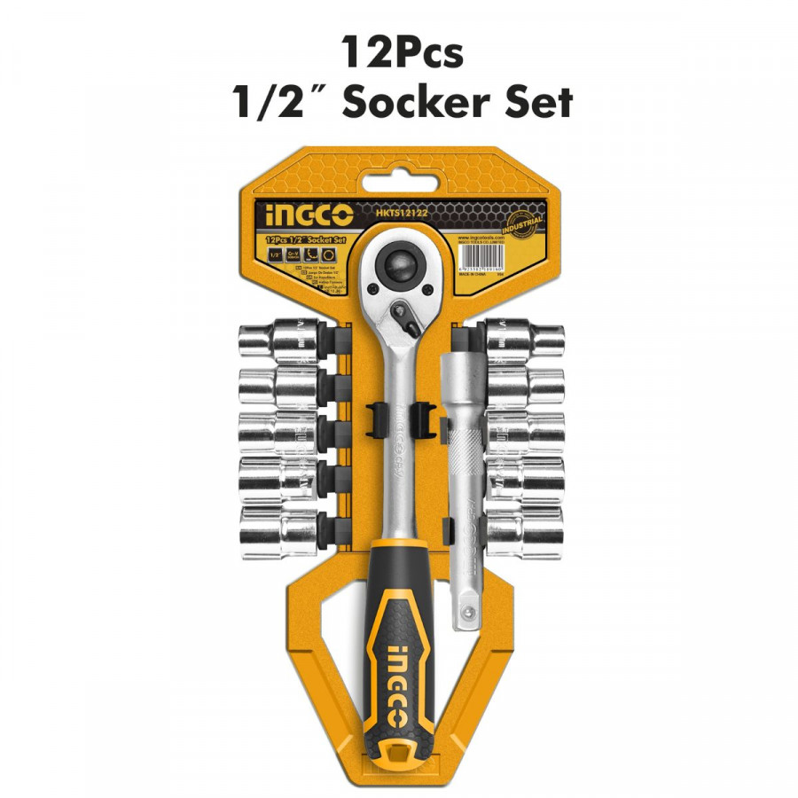 Soquete mag 12pc 1/2" hkts12122 INGCO