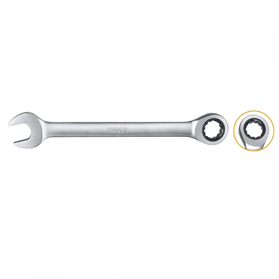 Chave comb catraca 17mm hcspar171 INGCO