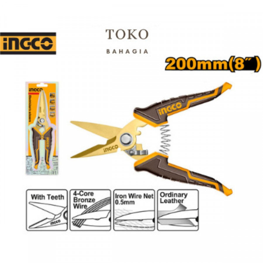 Tesoura Eletricista 8'' Hes0188 INGCO