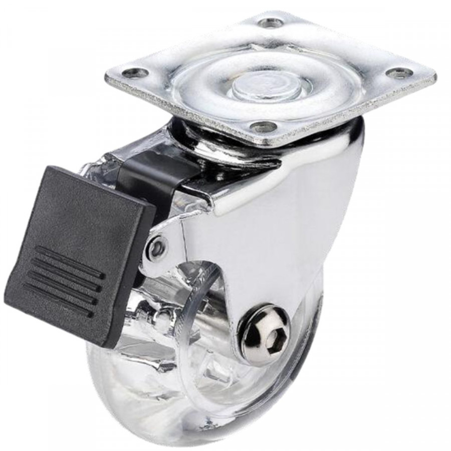 Rodizio Gel Giratorio Freio 4'' Bisao