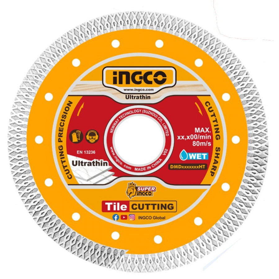 Disco Diamantado Ultrafino 115mm DMD081151HT INGCO
