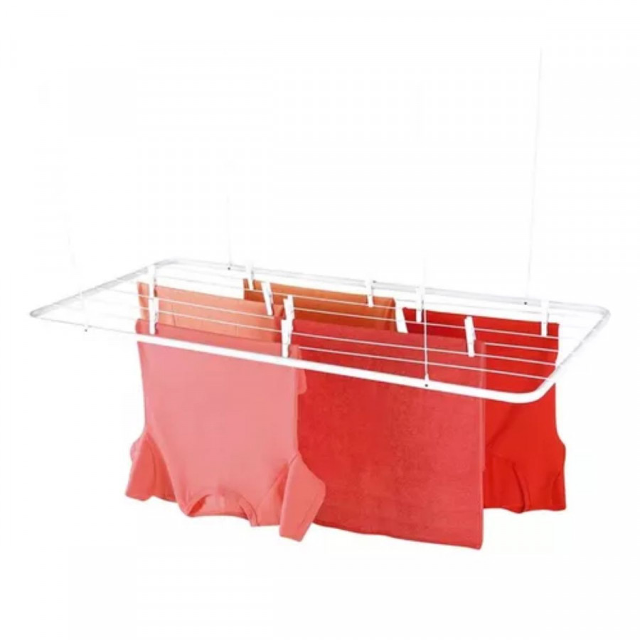 Varal de teto branco 56x120cm MOR