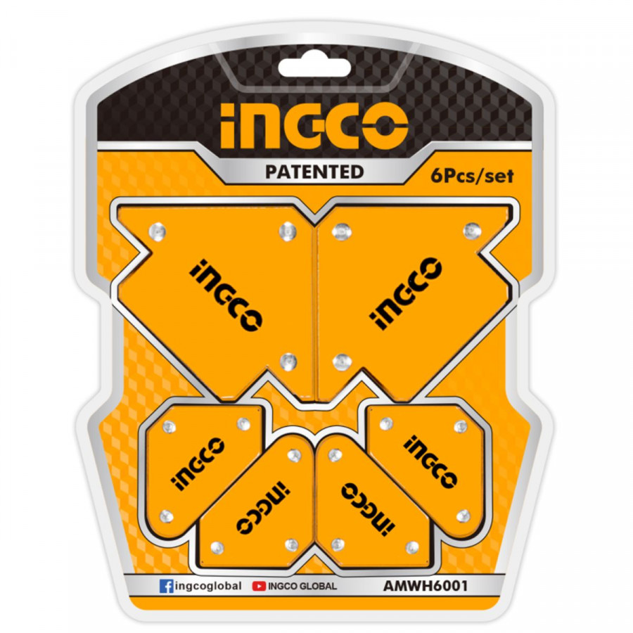 Nivel aluminio mag sold c/6pc amwh6001 INGCO