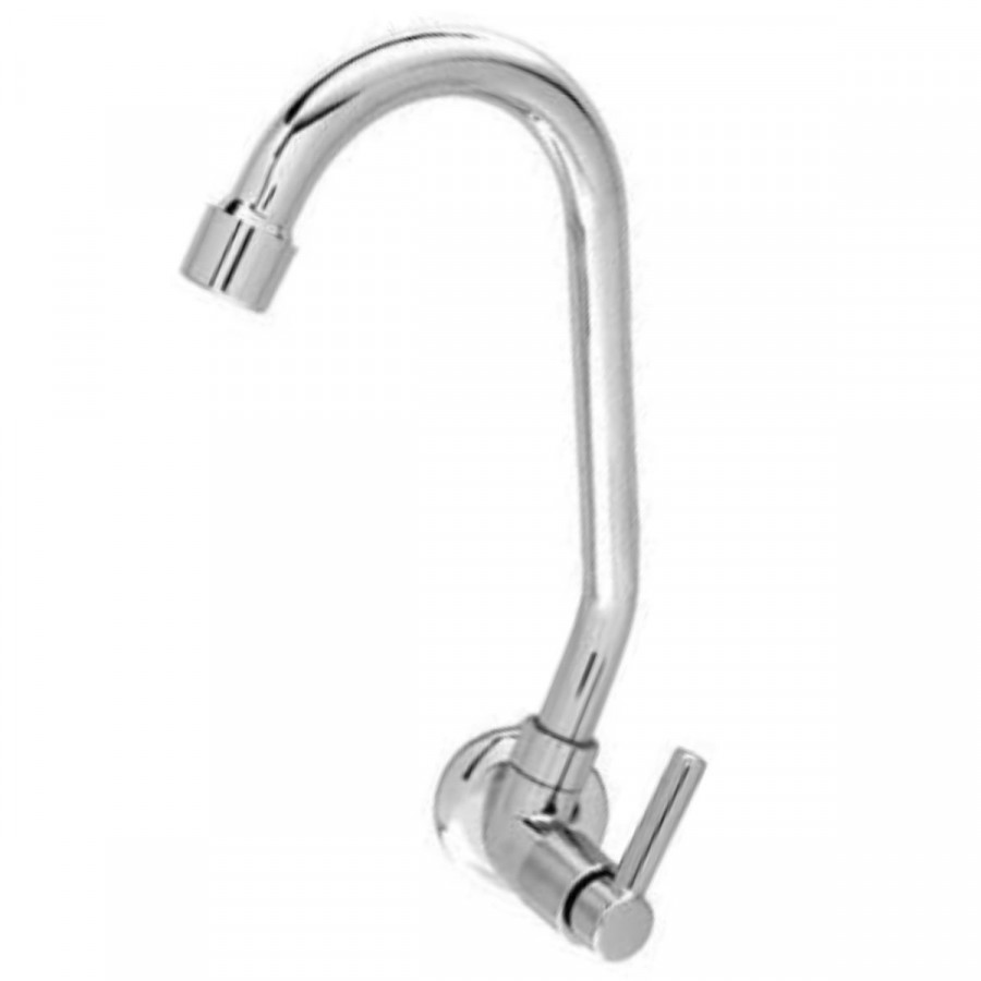 Torneira Cozinha Parede 1/4"V Cromada - GOOD