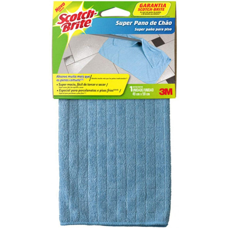 Pano de Limpeza para Chão Azul - SCOTCH-BRITE