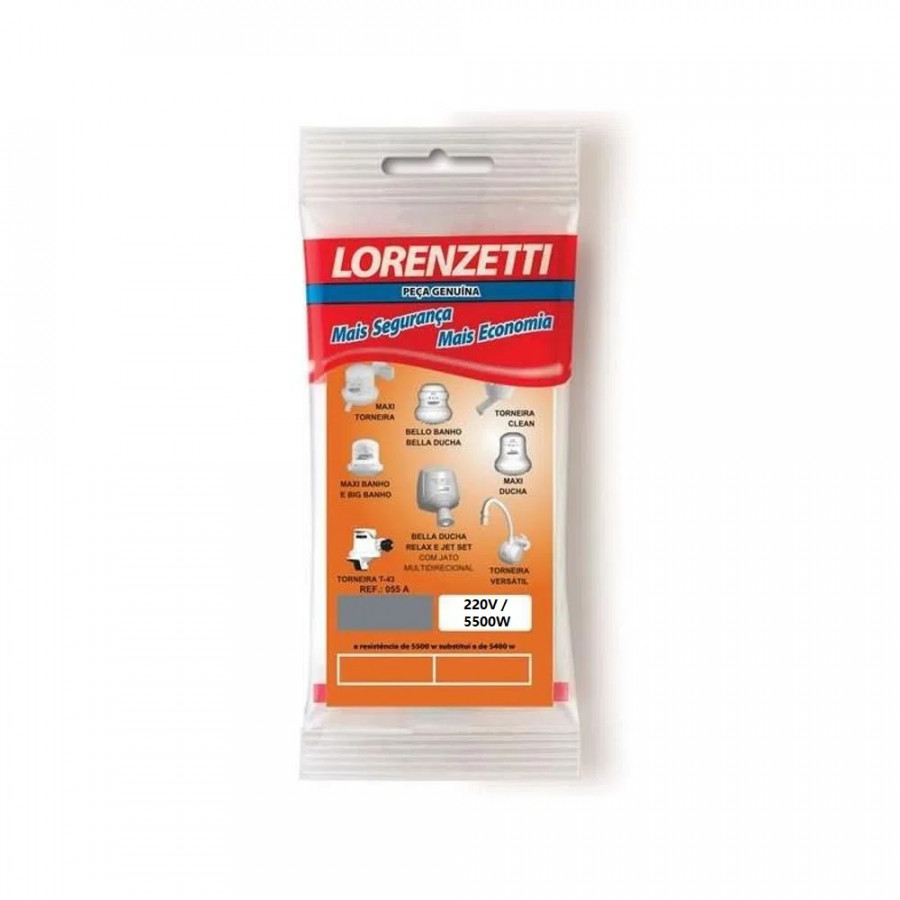 Resistência para Duchas e Torneiras 5500W 220V 055-A - LORENZETTI
