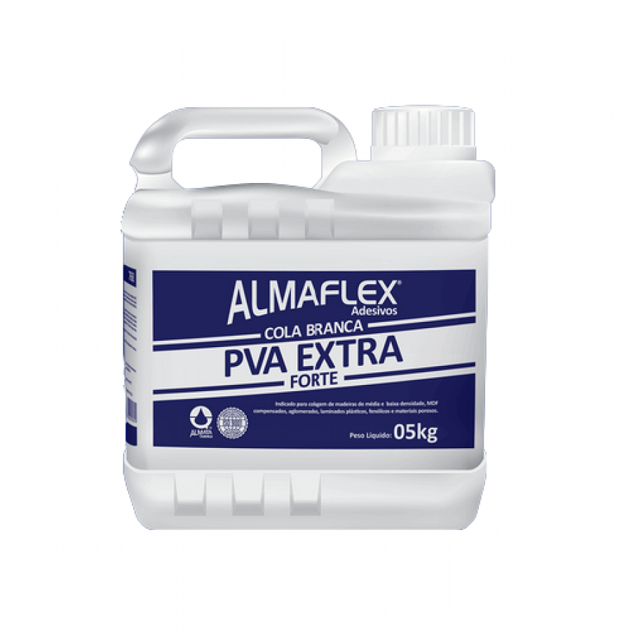 Cola Branca PVA Almaflex Extra Forte 5kg - ALMATA