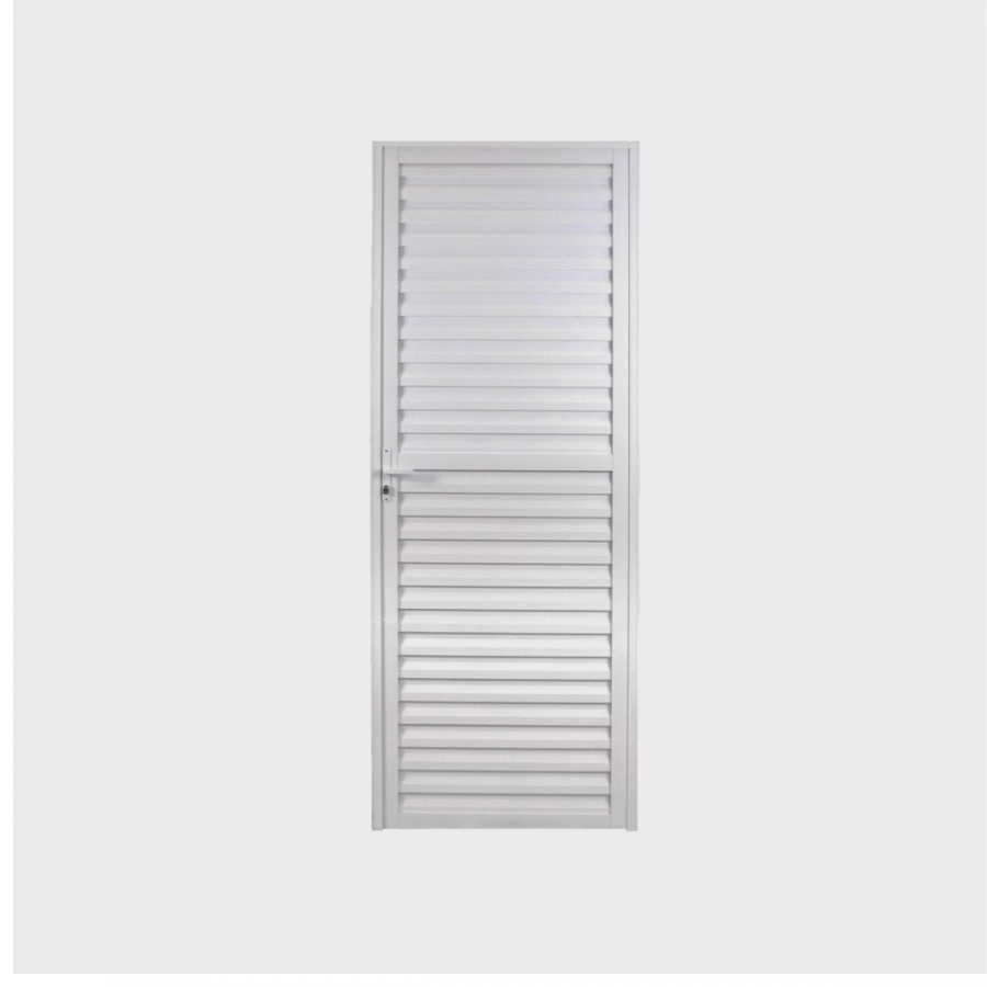 Porta Laminada 210x80 Cm Esquerda Branco 47841 MGM