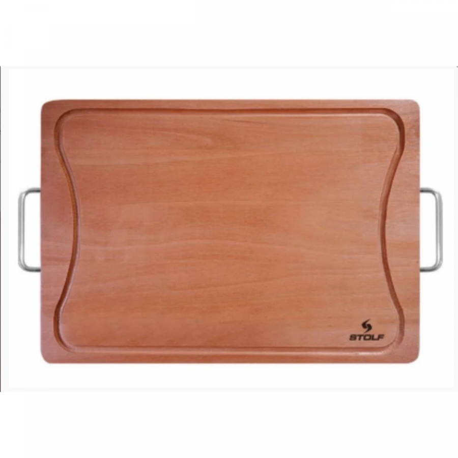 Tabua Churrasco Cabo Metal 30x44Cm Stolf