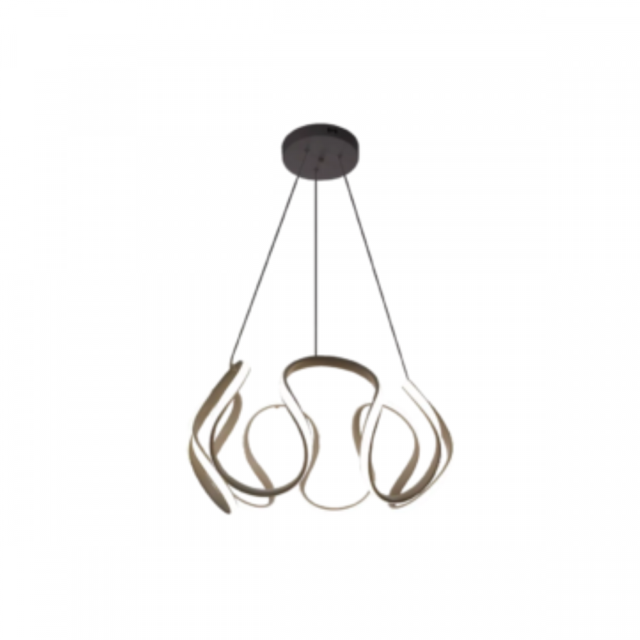 Lustre Flor Nordica Preto 50W 58Cm GOOD