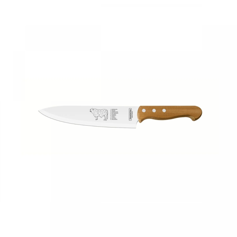 Faca churrasco inox 8' Tramontina