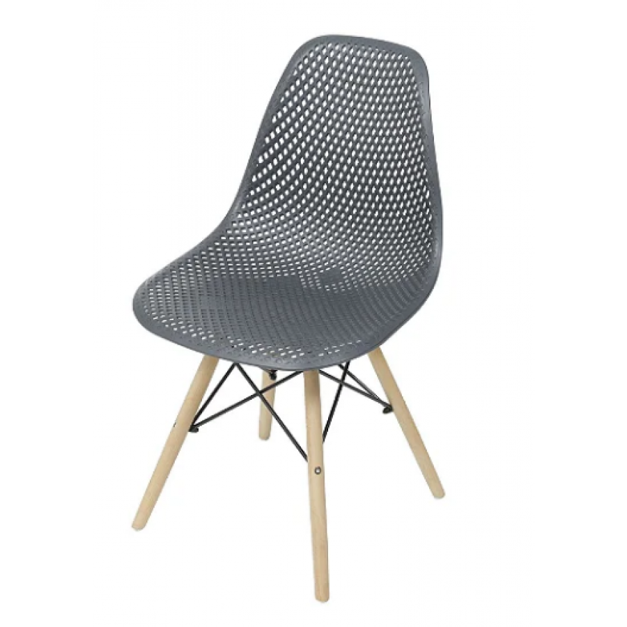 Cadeira  GD EAMES Colmeia PP651 PR GOOD