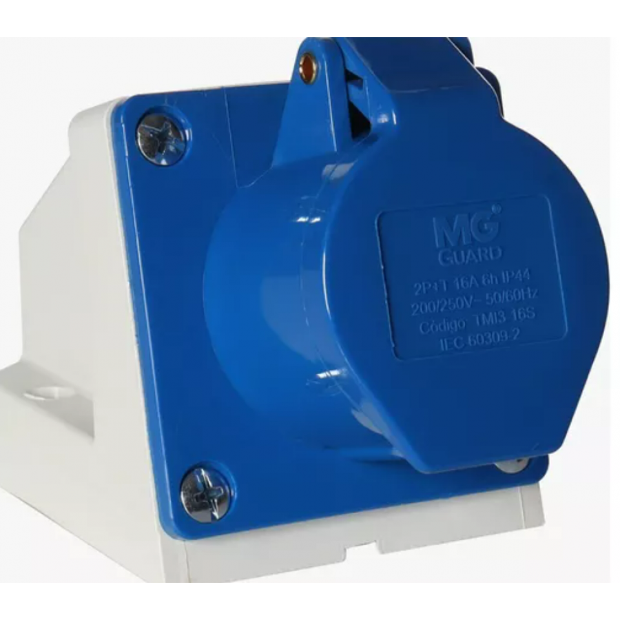 Tomada industrial sobrepor 16A 2P+T  21600 Margirius