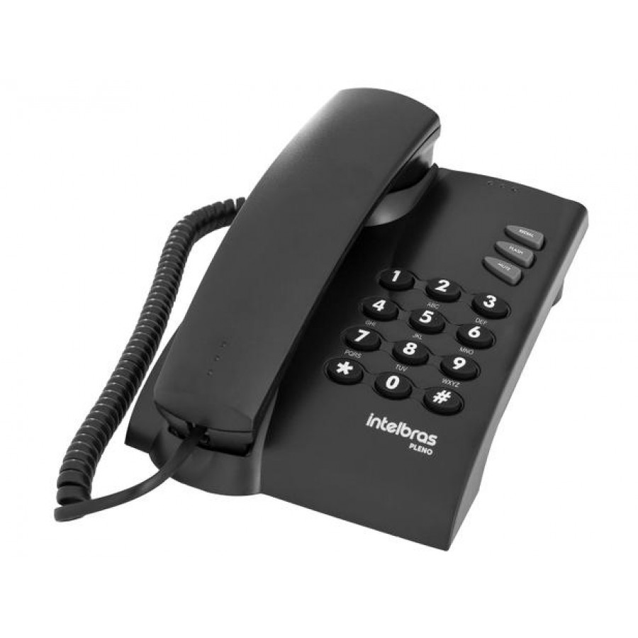 Telefone com Fio Pleno Preto - INTELBRAS