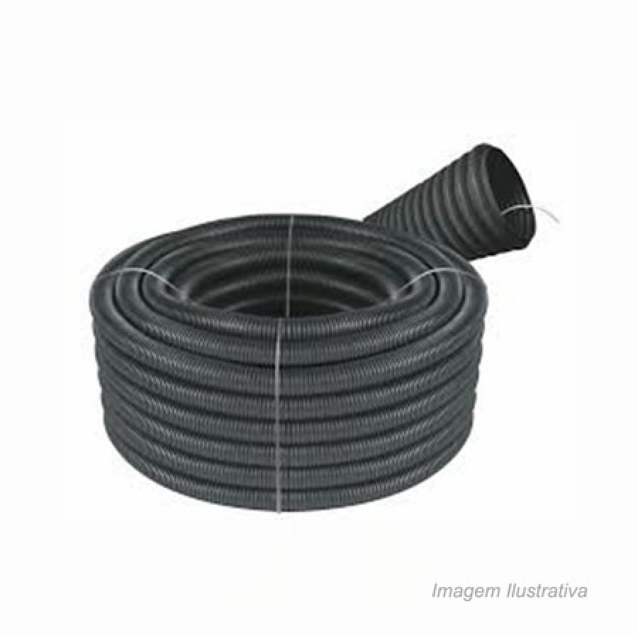 Conduíte Reforçado DN040 1.1/4" Preto - METASUL