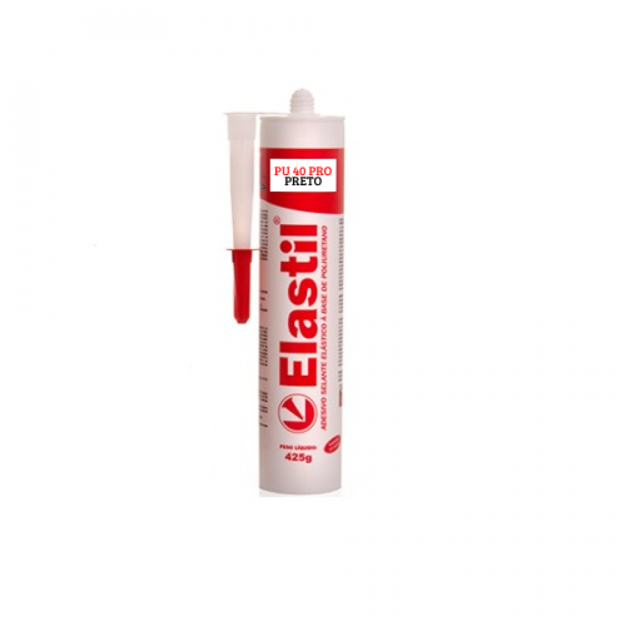 Adesivo PU 40 Pro 400g Preto - ELASTIL