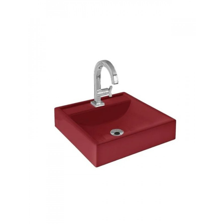 Cuba Quadrada Ravena 40X10cm Marsala - FABRIIBAM *ultima unidade