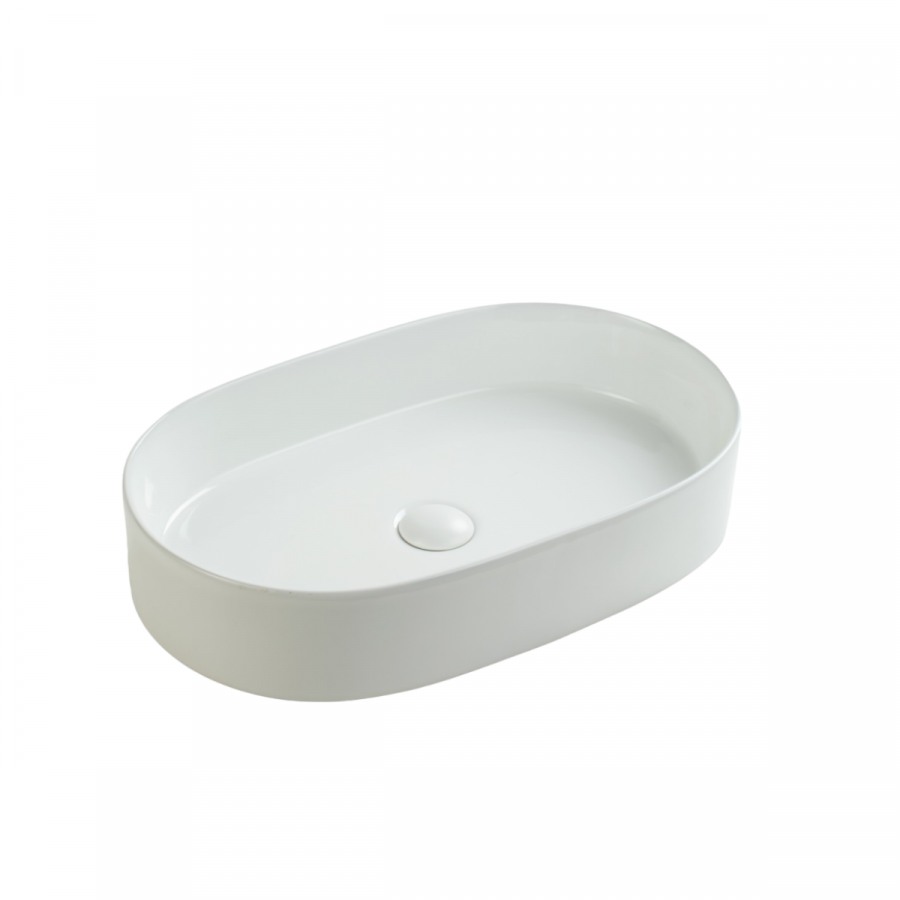Cuba sobrepor oval branco a308 GOOD