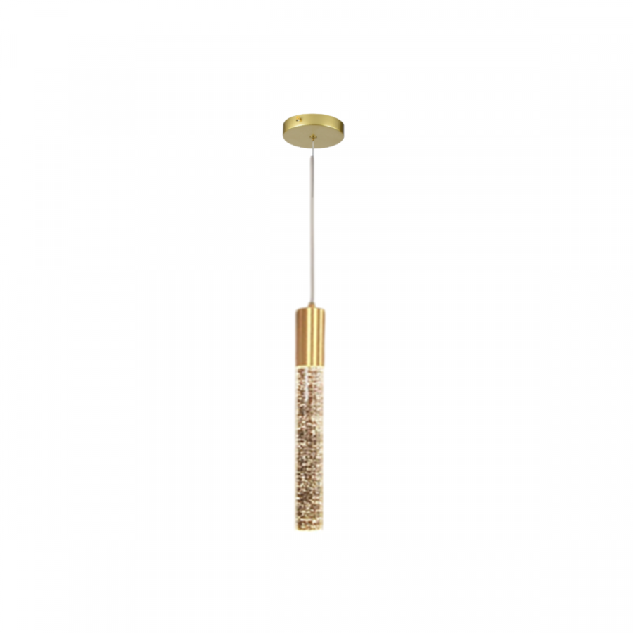 Luminaria Pendente Cristal Tube 2,5W 40Cm GOOD