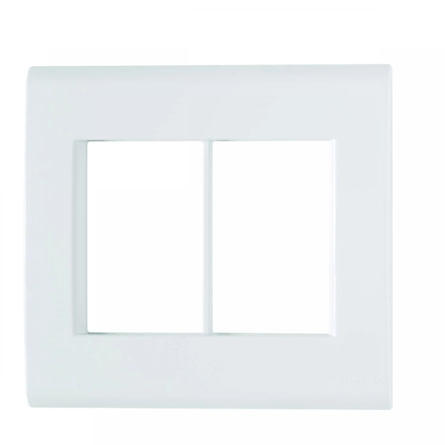 Placa 4x4'' 6 pos 57106031 br liz tramontina