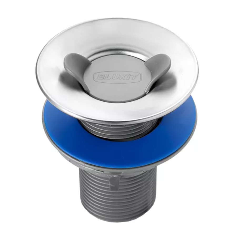 Valvula lavatório 7/8" Emb PP Cromada 10163221 Blukit