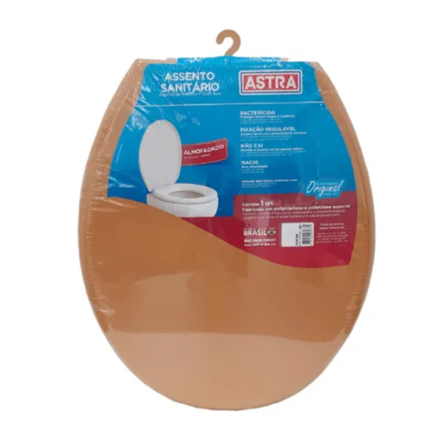 Assento Almofadado TPK/AS Caramelo - ASTRA