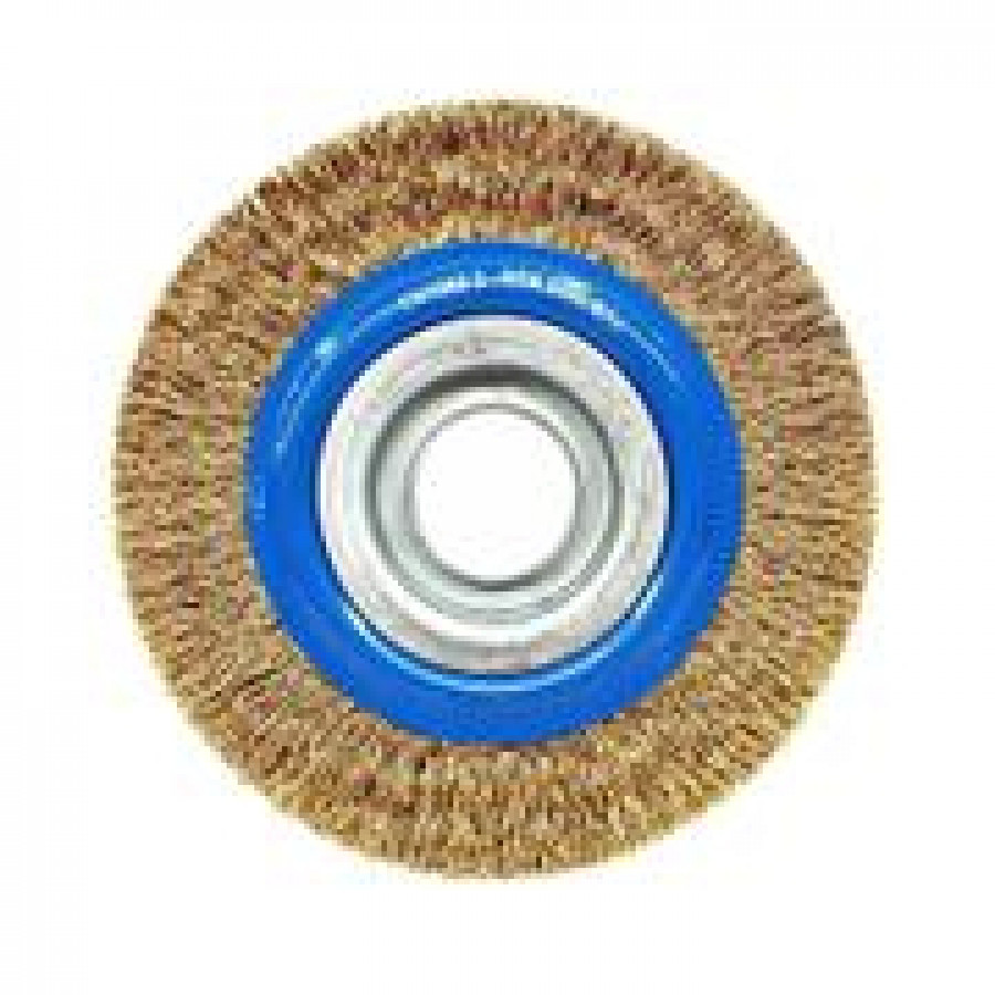 Escova Circular Aço Latonado 152,4x19mm - NORTAN