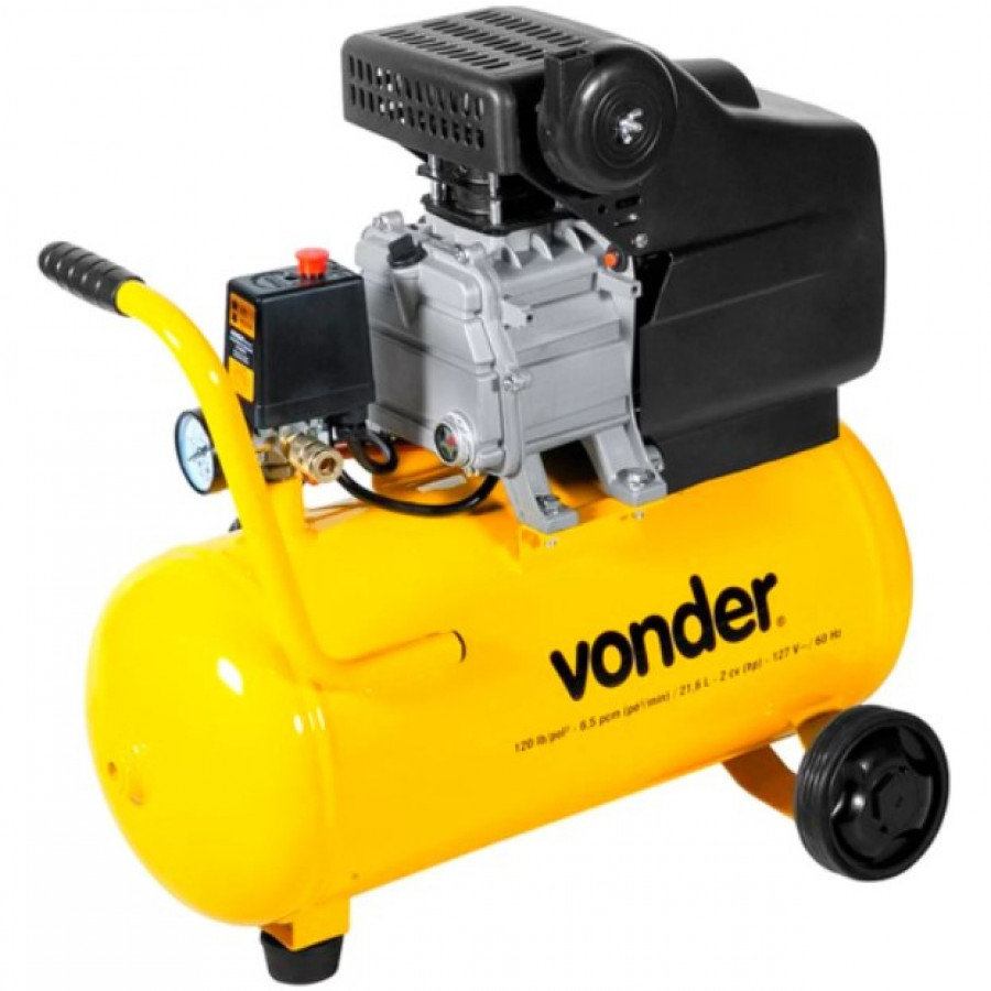 Compressor de Ar 21,6 Litros MCV216 8 pcm 127V - VONDER