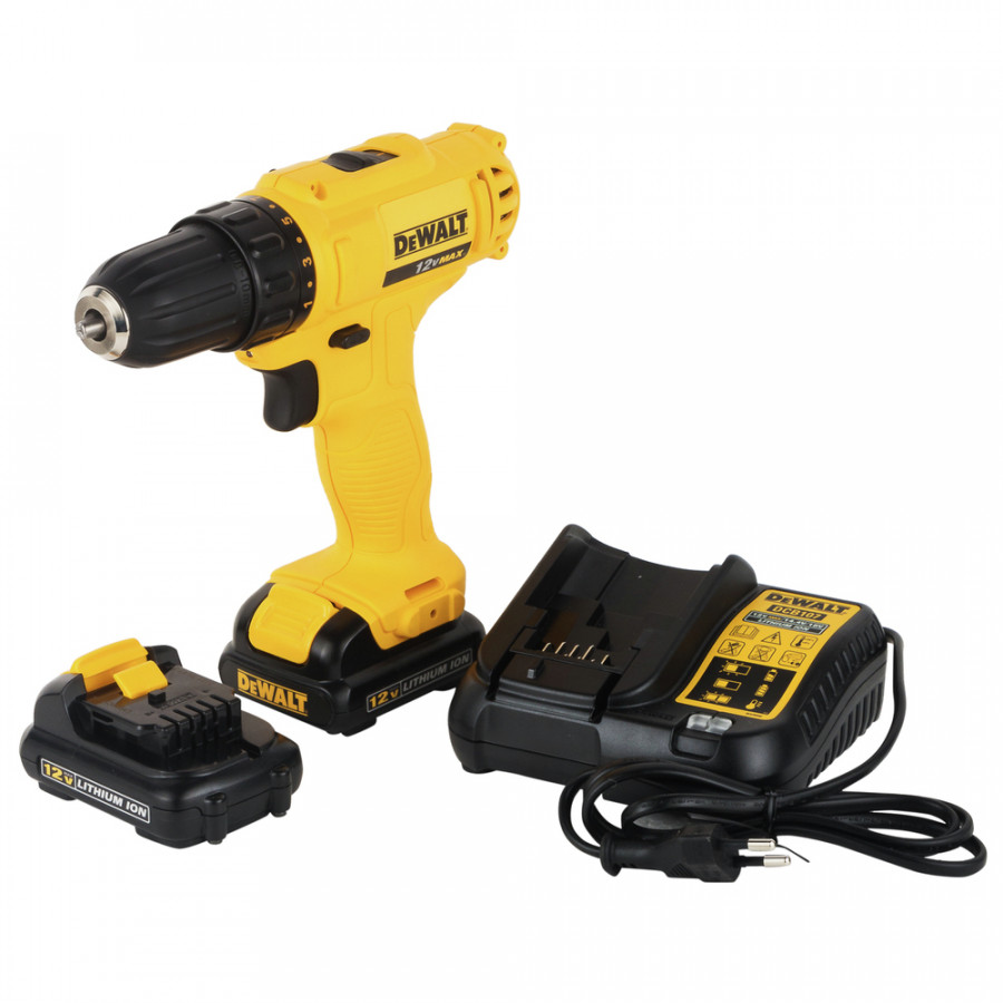 Parafusadeira Furadeira 3/8 a Bateria 12V DCD700C2BR - DEWALT