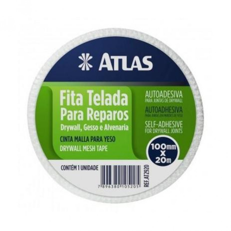 Fita Telada para Reparos 100mmX20mt - ATLAS