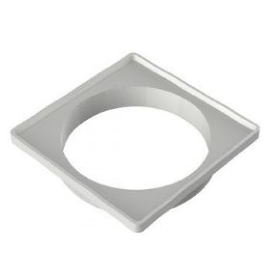 Porta Grelha Quadrado 100mm Branco - TIGRE