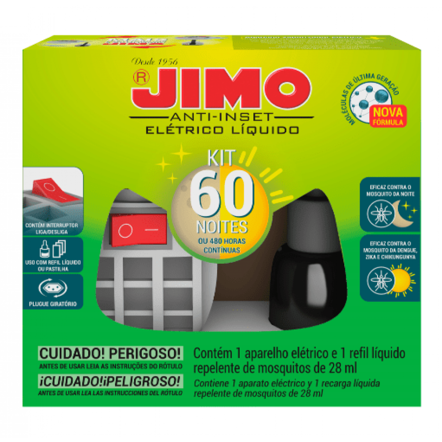 Veneno Anti-Inset Kit 60 Noites - JIMO