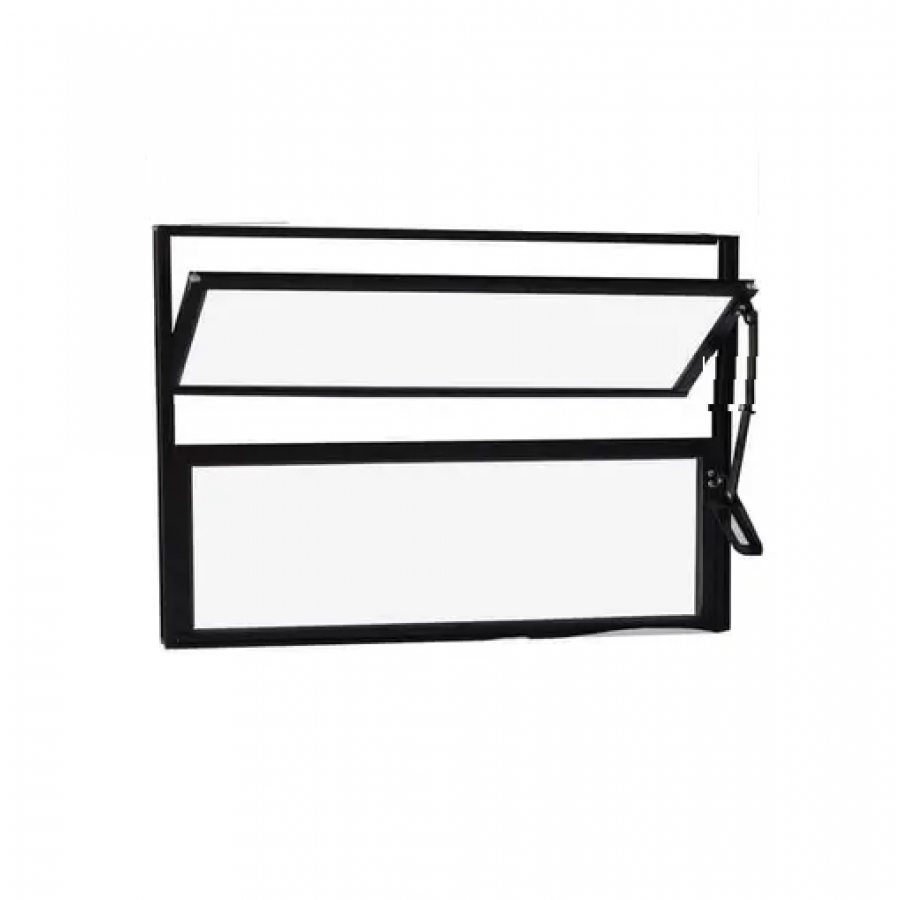 Janela Basculante 40 x 60cm Preta - RELI