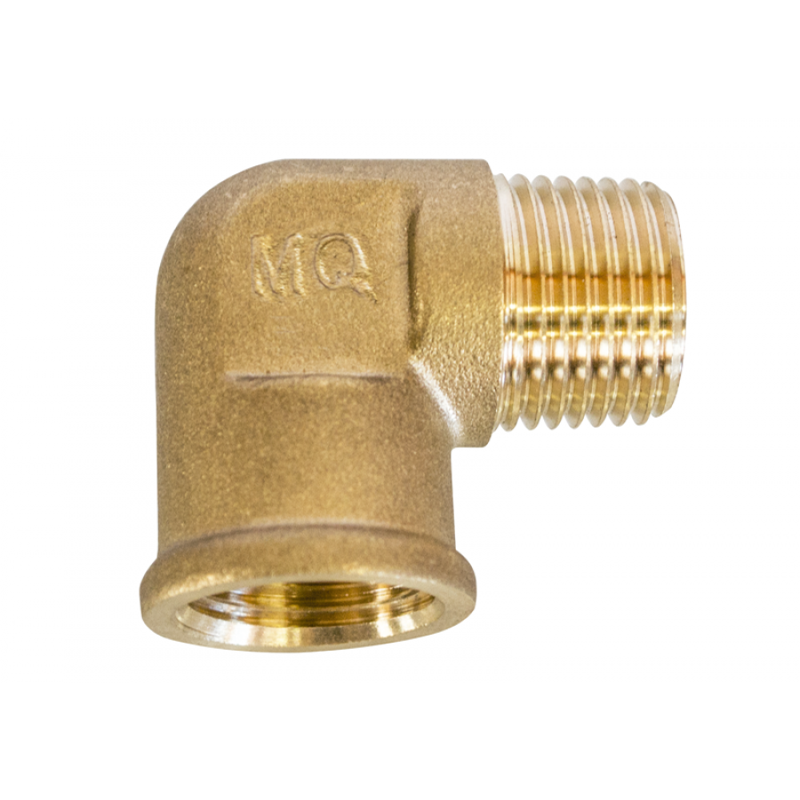 Joelho Latão 1/2 NPT (I) x 1/2 NPT (E) - MAQENGE