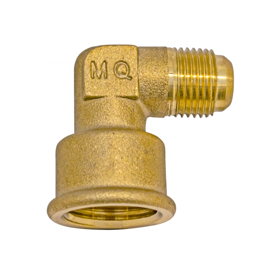 Joelho Latão R. 1/2 NPT (I) x 3/8 SAE - MAQENGE