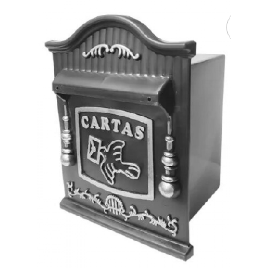 Caixa Correio PVC Prata - REAL