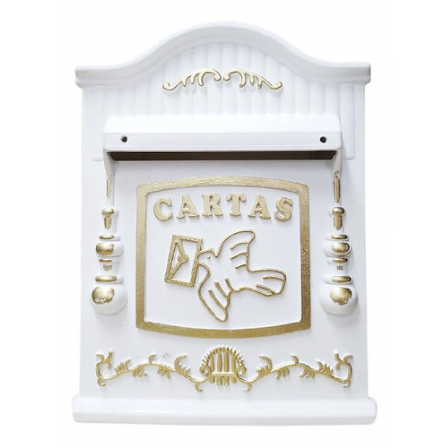 Caixa Correio PVC Branca - REAL