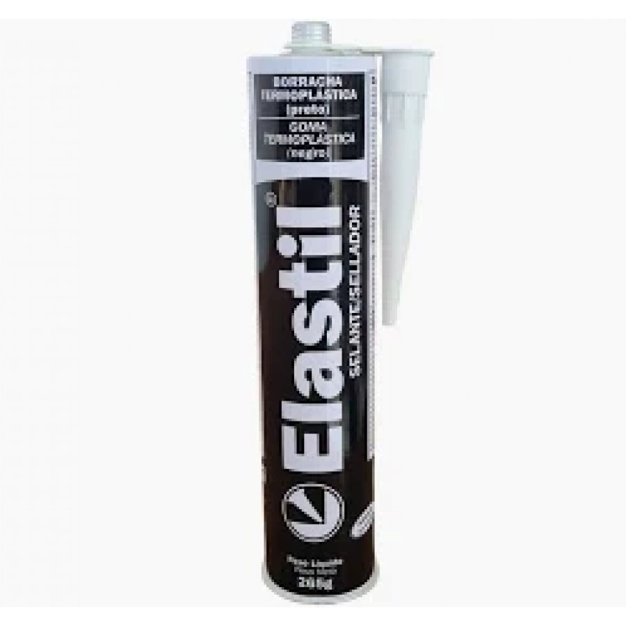 Adesivo Selante Borracha Termoplástica 265g Preto - ELASTIL