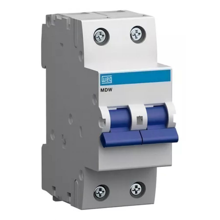 Minidisjuntor Bipolar Termomagn MDW-C32-2 32A - WEG