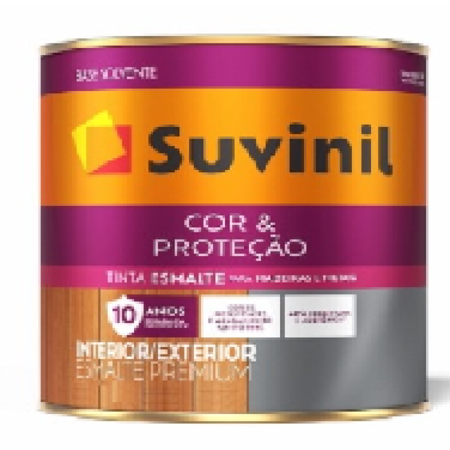 Tinta Esmalte Sintético Cor & Proteção Gelo Brilhante 900ML - SUVINIL