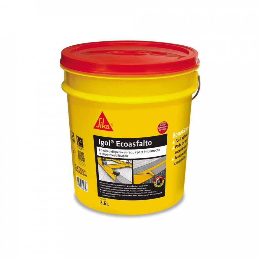 Impermeabilizante Igol Ecoasfalto 3.6L - SIKA