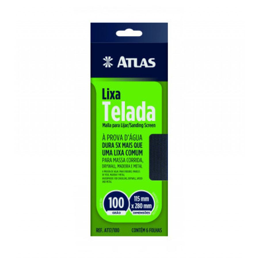Lixa Telada Grão 100 - ATLAS
