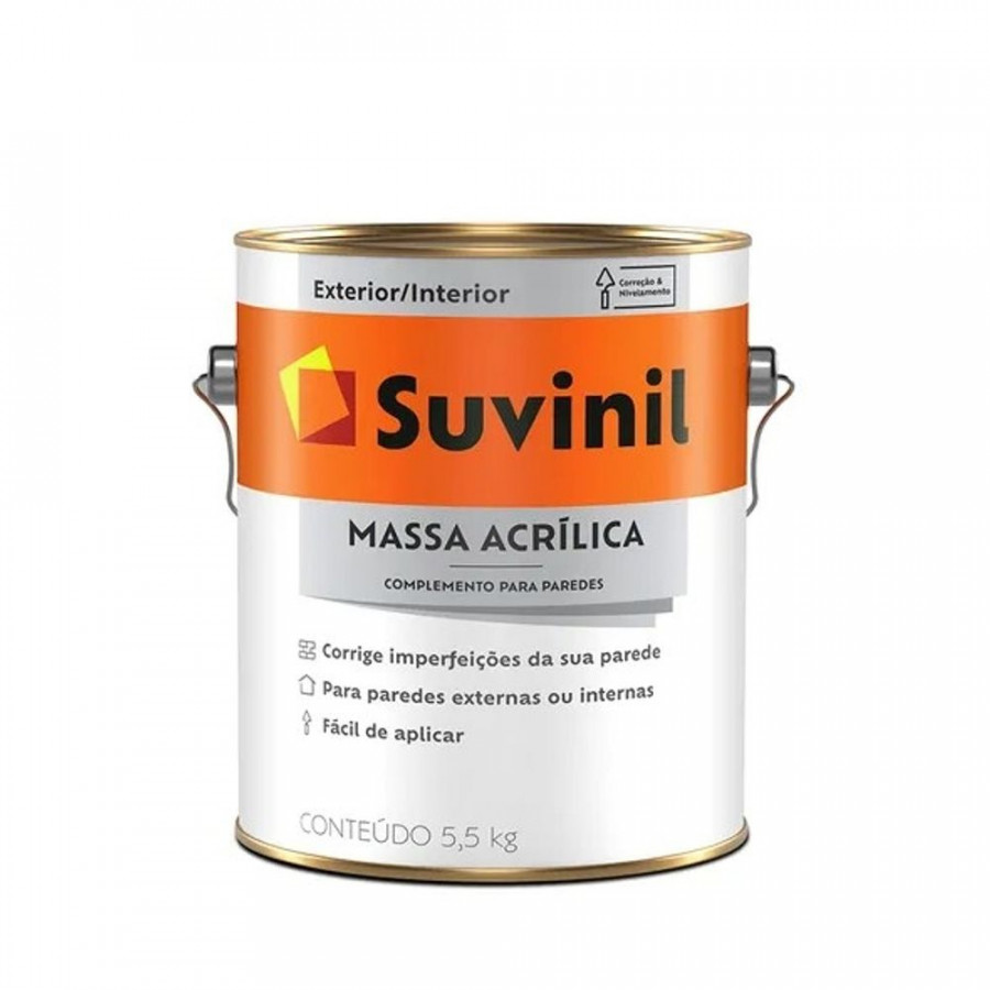 Massa Acrilica 5.5kg - SUVINIL