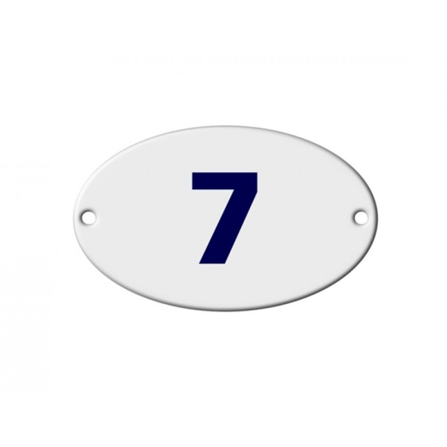 Numero 7 Residencial em Aluminio P/Caixa de Luz - BELMAR