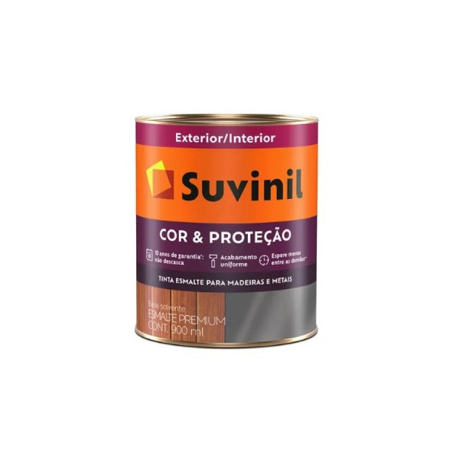 Tinta Esmalte Sintético Cor & Proteção Azul Del Rey Brilhante 900ML - SUVINIL