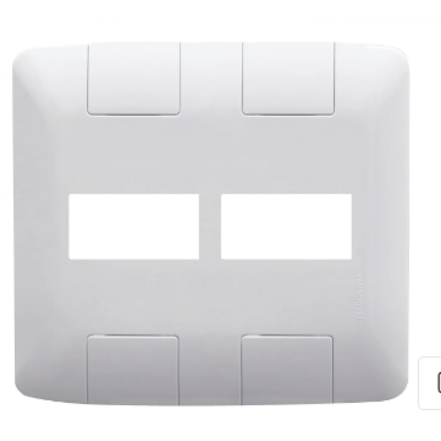 Placa 4x4 2 Pos 57203023 Br Aria Tramontina