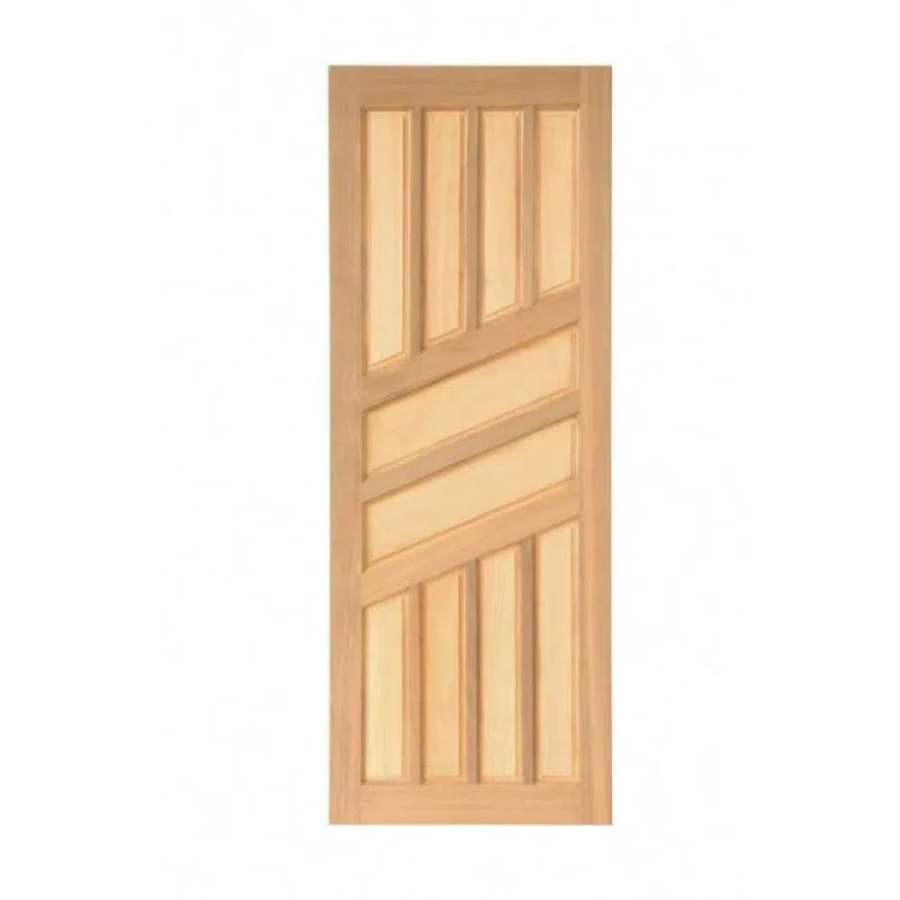 Porta Externa de Madeira Mista 80CM Fingada - NEPASI